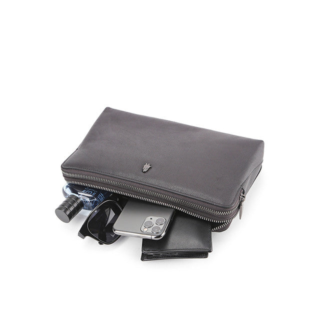 Rowena Clutch In Dark Purple