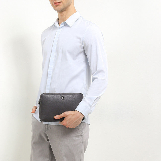 Rowena Clutch In Dark Purple