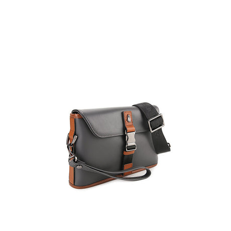 Pretzel Clutch / Messenger Bag In Grey