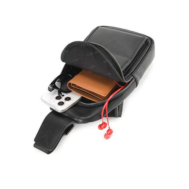 Walley Chest Bag  In Black
