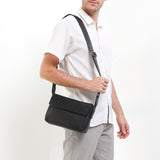 Walley Messenger Bag  In Black