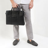 Walley Document Bag  In Black