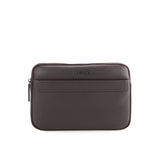 Woody Clutch In Dark Brown