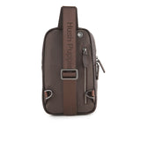 Woody Chest Bag In Dark Brown