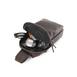 Woody Chest Bag In Dark Brown