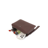 Scottie Clutch In Dark Brown