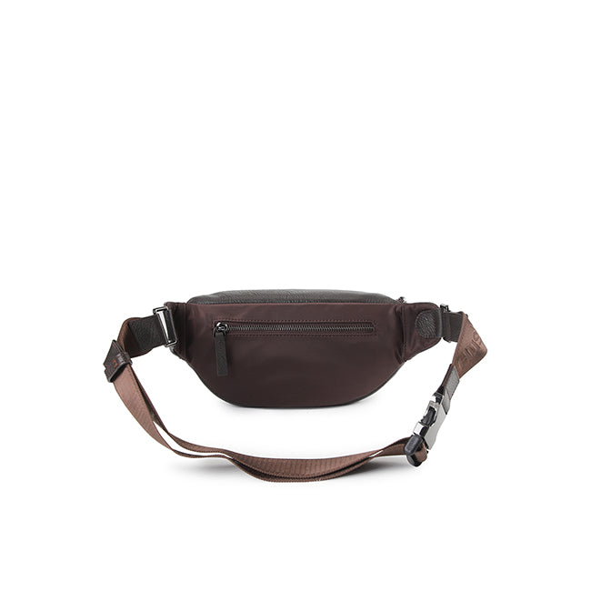 Adam Waist Bag In Dark Brown