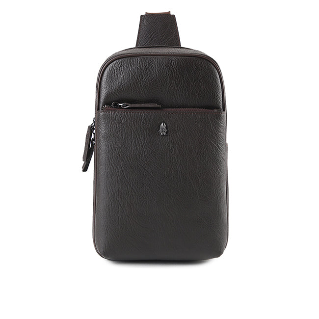 Adam Chest Bag In Dark Brown