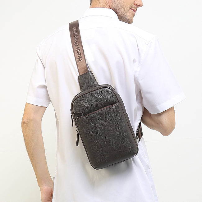 Adam Chest Bag In Dark Brown