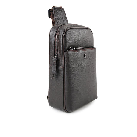 Adam Chest Bag In Dark Brown