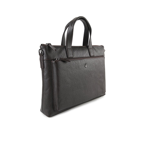 Adam Document Bag In Dark Brown