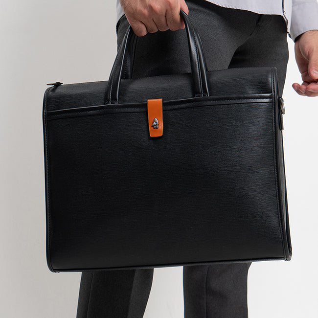 Anthony Document Bag In Black