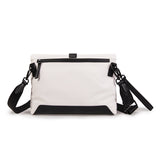 Qiunton Clutch / Messenger Bag In White