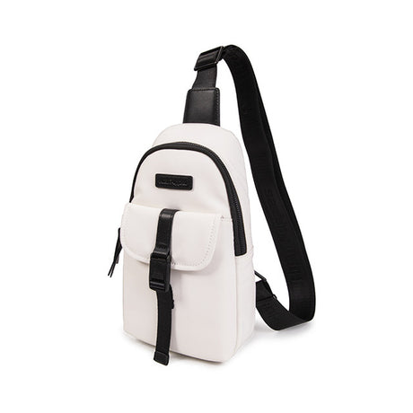 Qiunton Chest Bag In White
