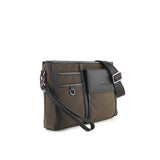 Hush Puppies Pria William Clutch / Messenger Bag In Khaki