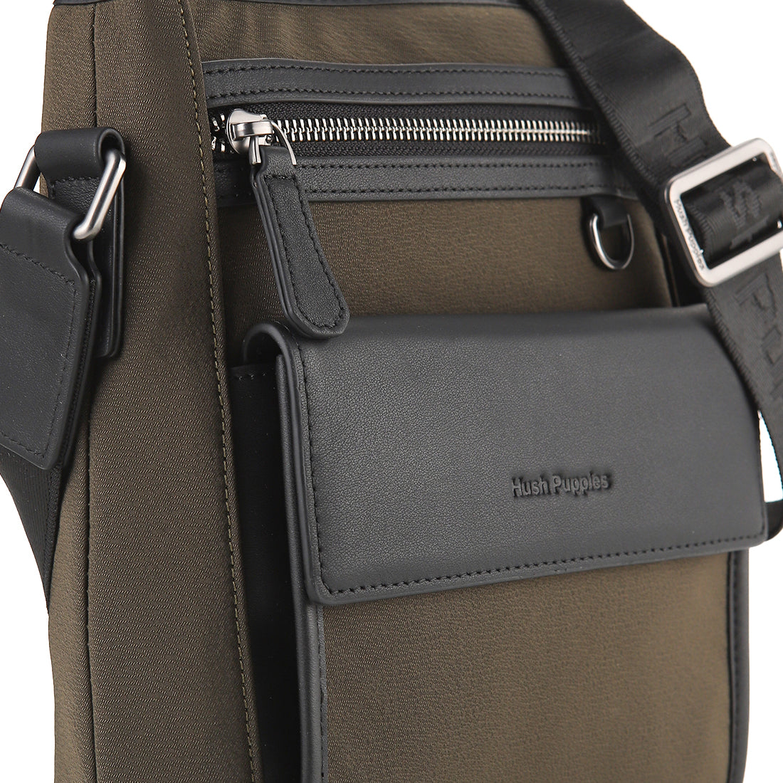 Hush Puppies Pria William Sling Bag In Khaki