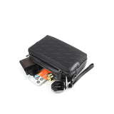 Stanford Clutch/Msg Bag In Black