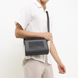 Sanjiro Messenger Bag In Grey