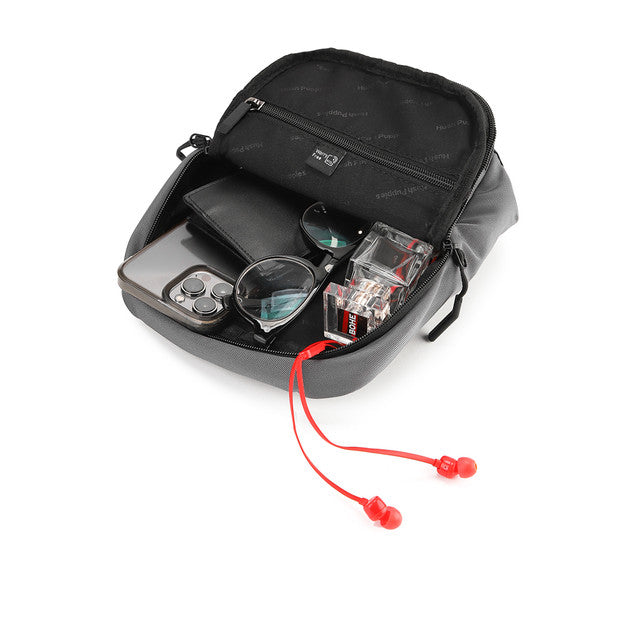 Parrey Chest Bag In Grey