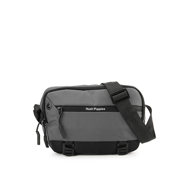 Parrey Messenger Bag In Grey