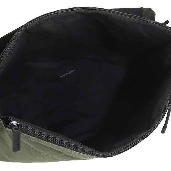 Wembley Sling Bag In Khaki & Black