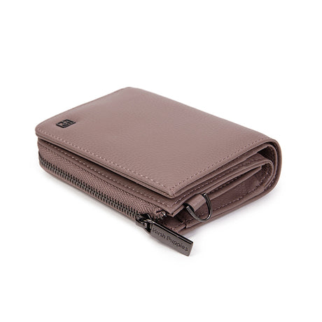 Ava Bi Fold V Lanyard In Grey
