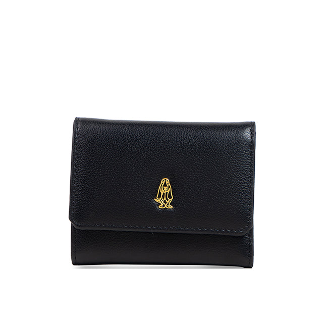 Short Wallet Christopher Tri Fold Wlt In Black