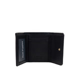 Short Wallet Christopher Tri Fold Wlt In Black