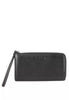 Art Deco Long Zip Wlt In Black