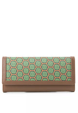 Art Deco Ii Long Wlt In Brown