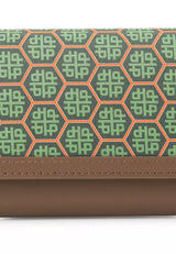 Art Deco Ii Long Wlt In Brown
