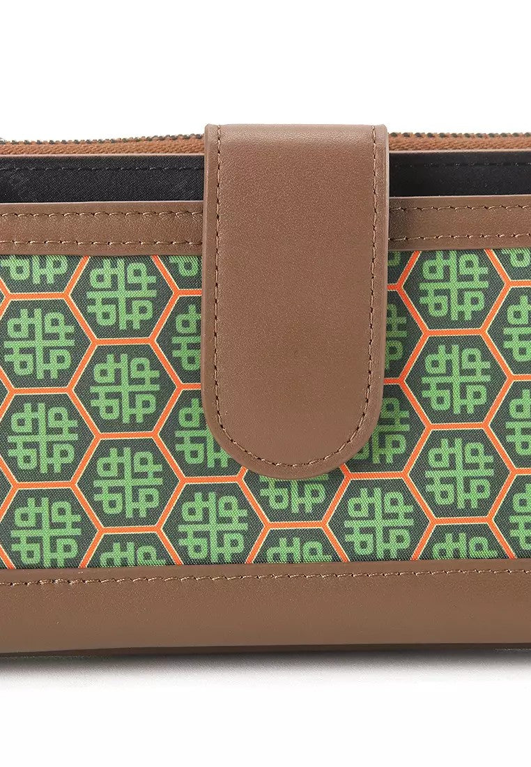 Art Deco Ii Pouch In Brown