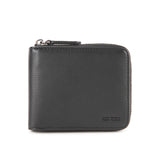 Jiro Short Zip Wlt In Black