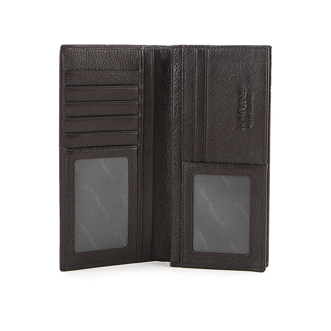 Nazer Long Wlt In Dark Brown