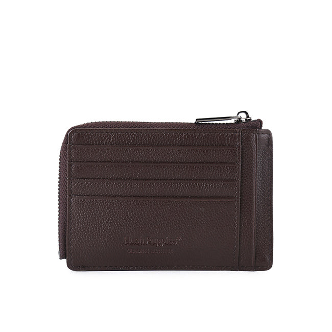 Jamison Card Holder In Dark Brown