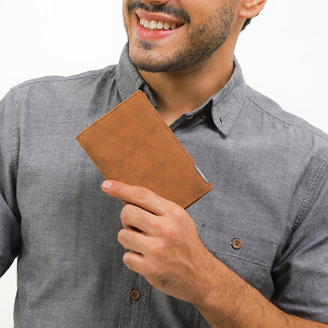 Hush Puppies Aksesoris Pria Passport Holder Rocky Passport H In Brown