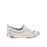 Sneakers Ladies Casual - Qualify In Off White Nubuck/Pearl