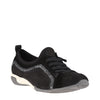 Hush Puppies Sepatu Lace Up Wanita Ladies Casual - Qualify In Black Nubuck