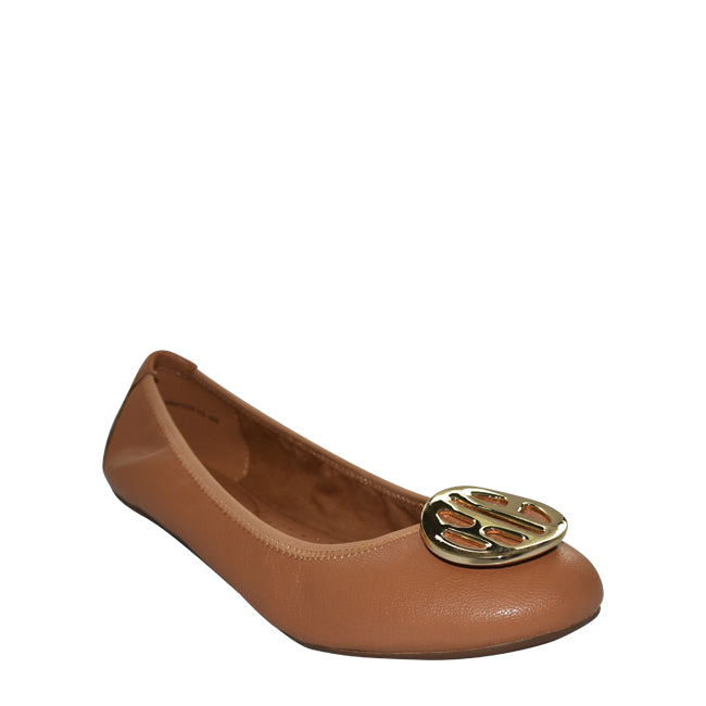 Hush Puppies Sepatu Round Toe Wanita Samantha Ii In Tan