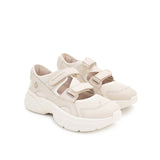 Sling Back Movement Hybrid In White Leather