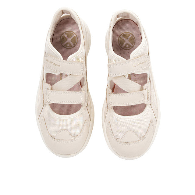 Sling Back Movement Hybrid In White Leather