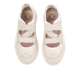 Sling Back Movement Hybrid In White Leather