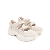 Sling Back Movement Hybrid In White Leather
