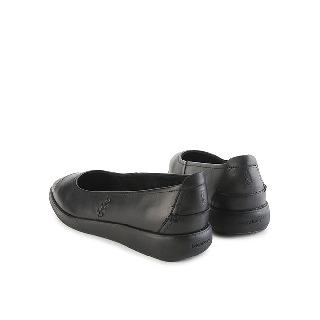 Aura Ballet In Bold Black Leather