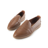 Loafers Aura Loafer In Cognac Leather