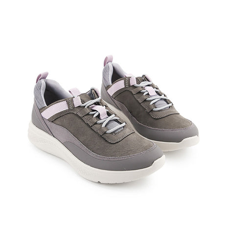 Elevate Wthr Laceup In Charcoal Grey Nubuck