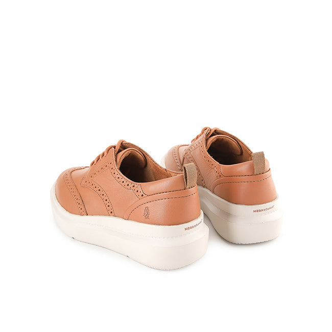 Casual Joy Wingtip In Tan Leather