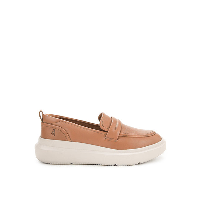 Loafers Joy Penny Loafer In Tan Leather - Main Image