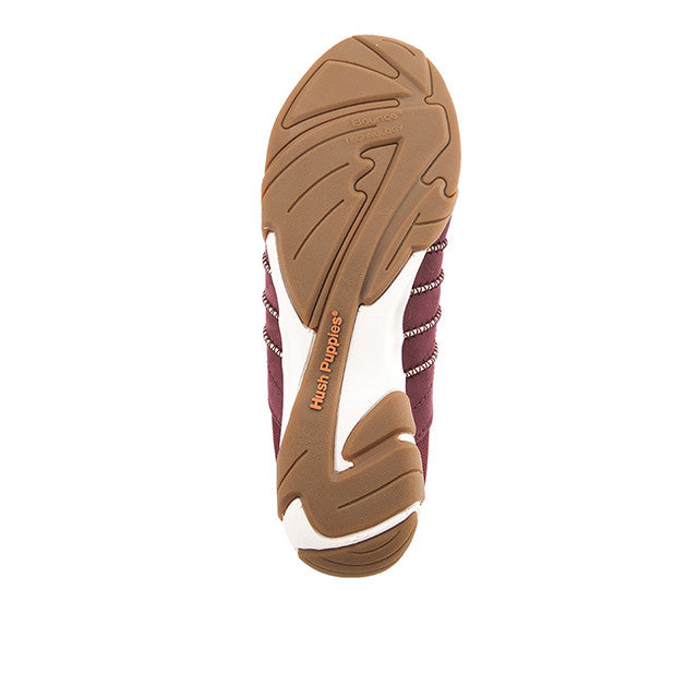 Slip On Energize In Merlot Red Nubuck