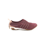 Slip On Energize In Merlot Red Nubuck